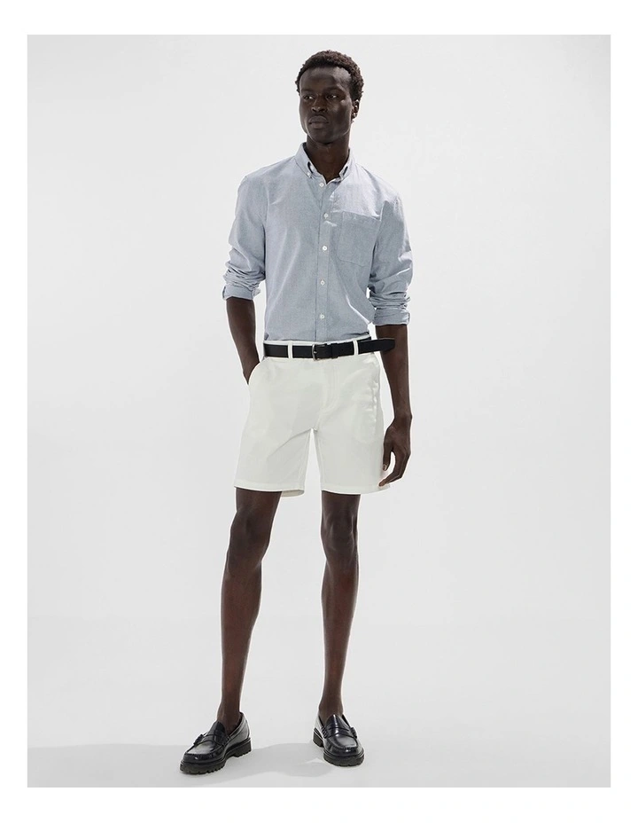 Julian Oxford Shirt in Navy image 2