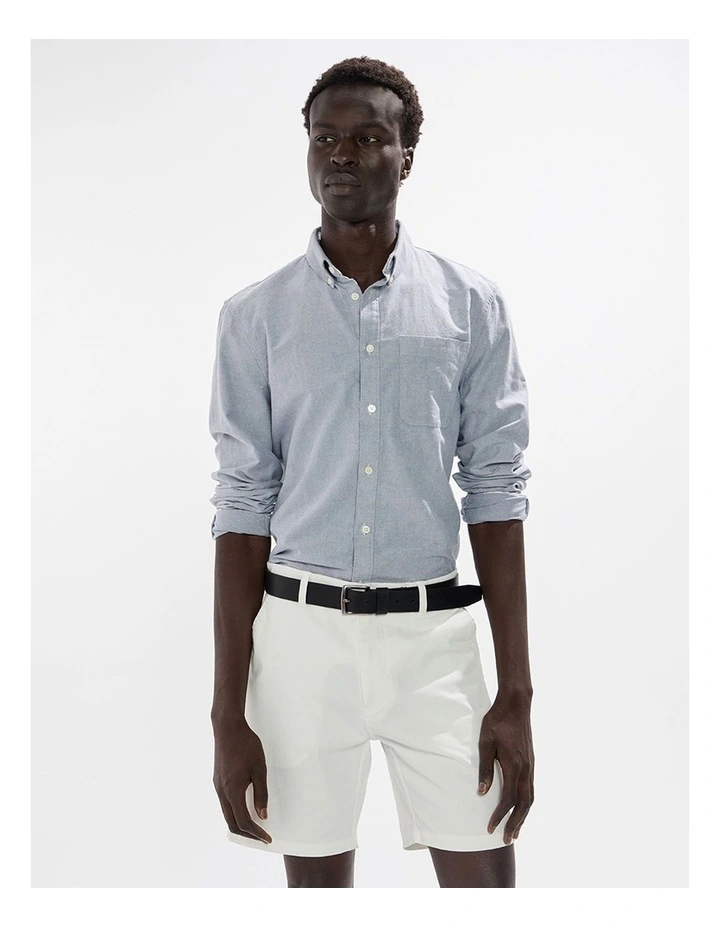 Julian Oxford Shirt in Navy image 2