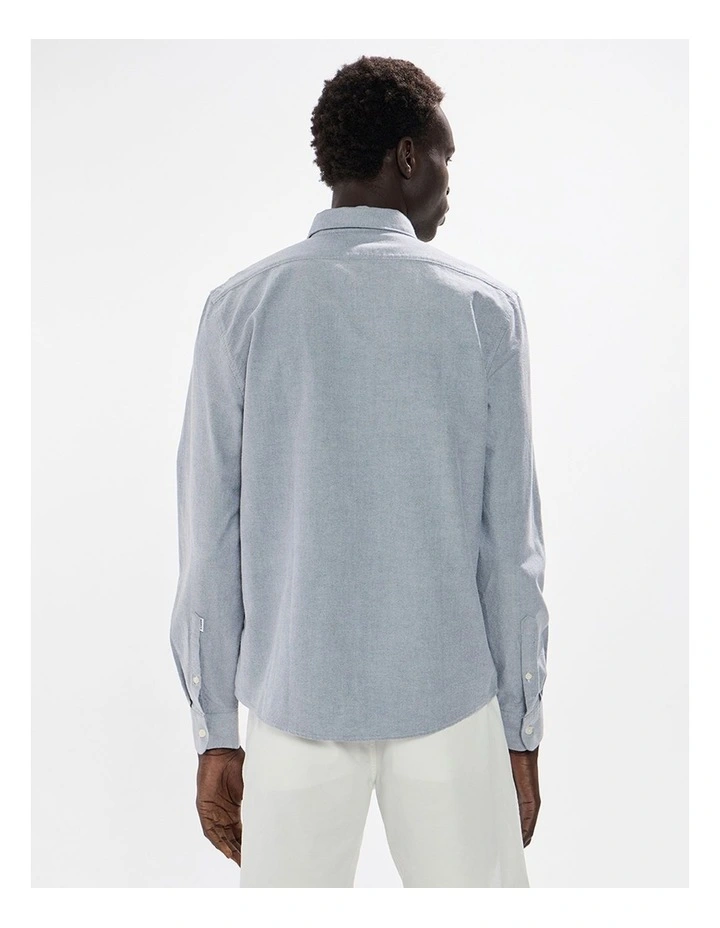 Julian Oxford Shirt in Navy image 4
