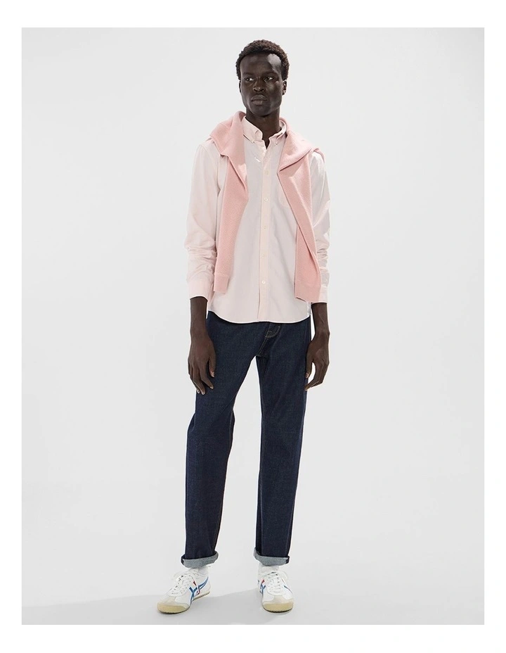 Julian Oxford Shirt in Stucco Pink image 2