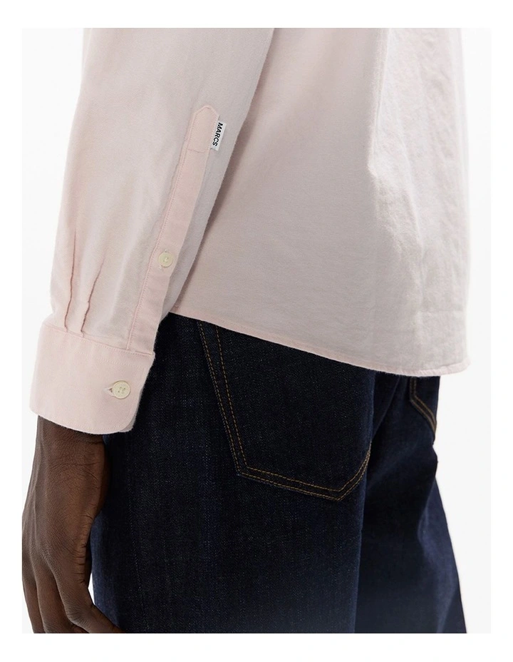 Julian Oxford Shirt in Stucco Pink image 3