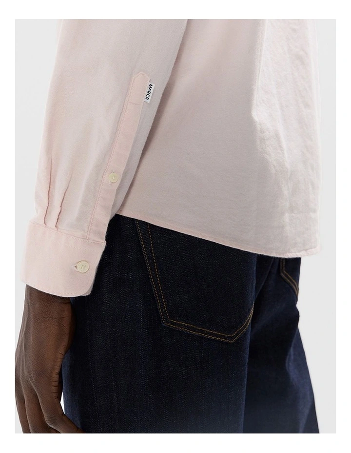 Julian Oxford Shirt in Stucco Pink image 4
