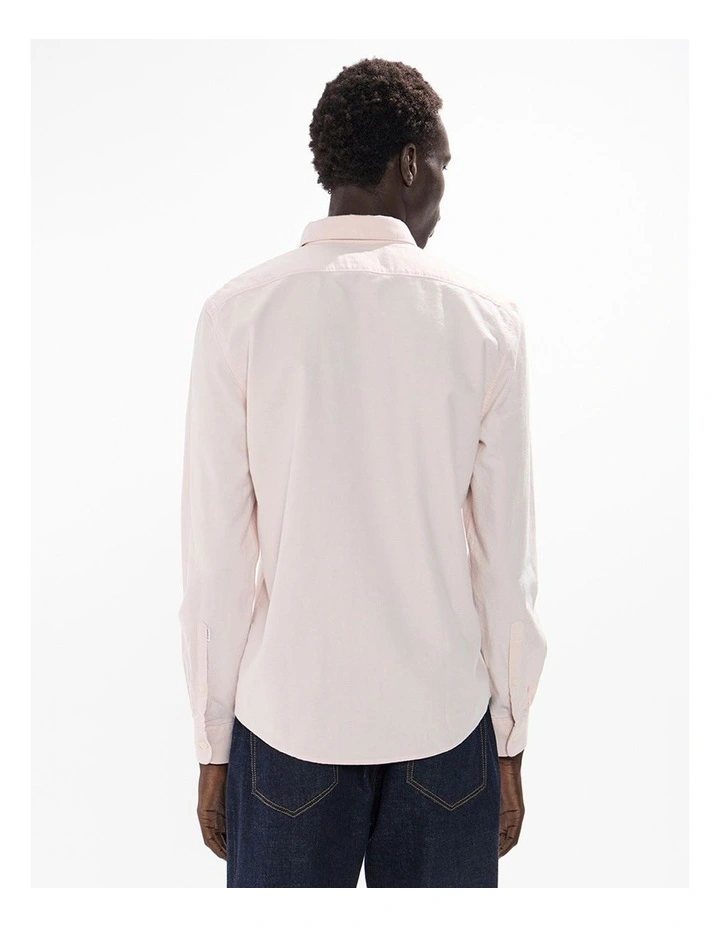 Julian Oxford Shirt in Stucco Pink image 4