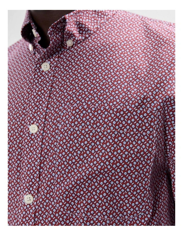 Heart Of A Daisy Shirt in Crimson Red image 4