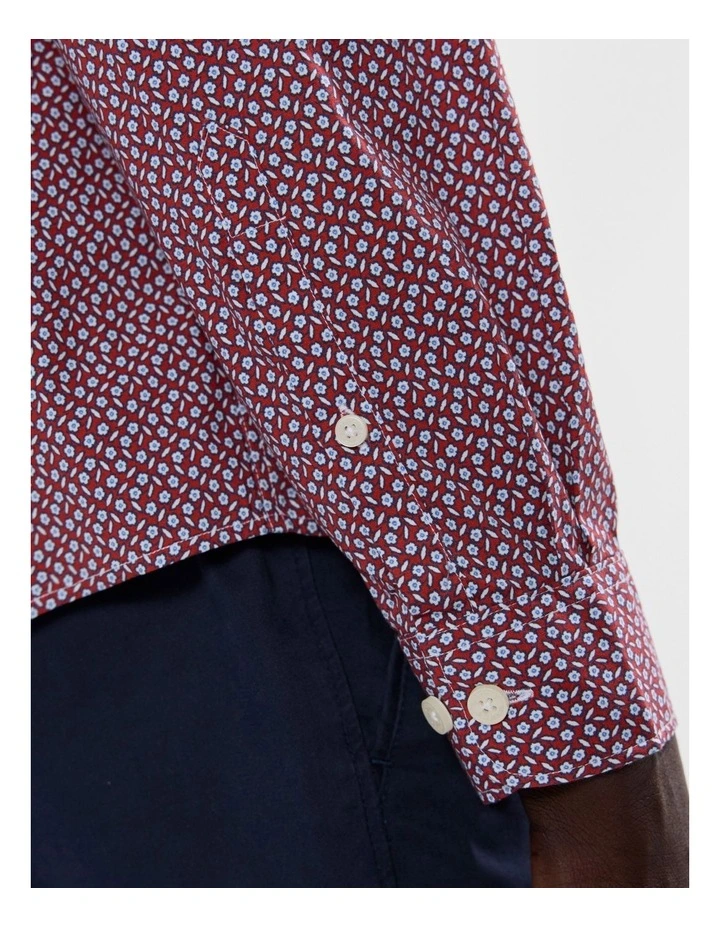 Heart Of A Daisy Shirt in Crimson Red image 5