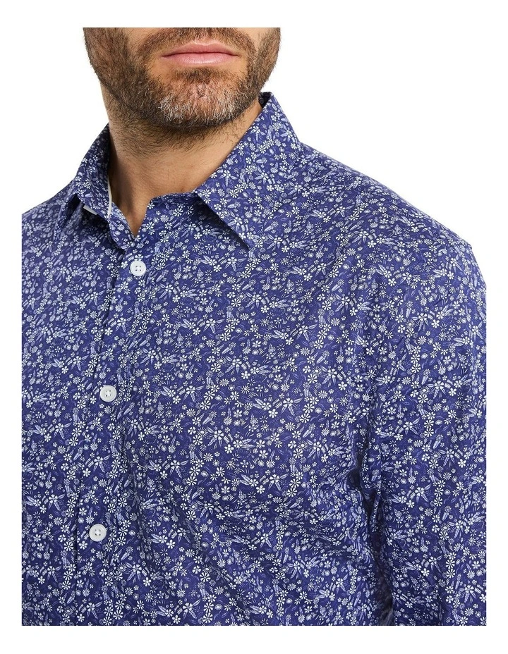 The Flower Of Love Shirt in Sapphire Multi image 4