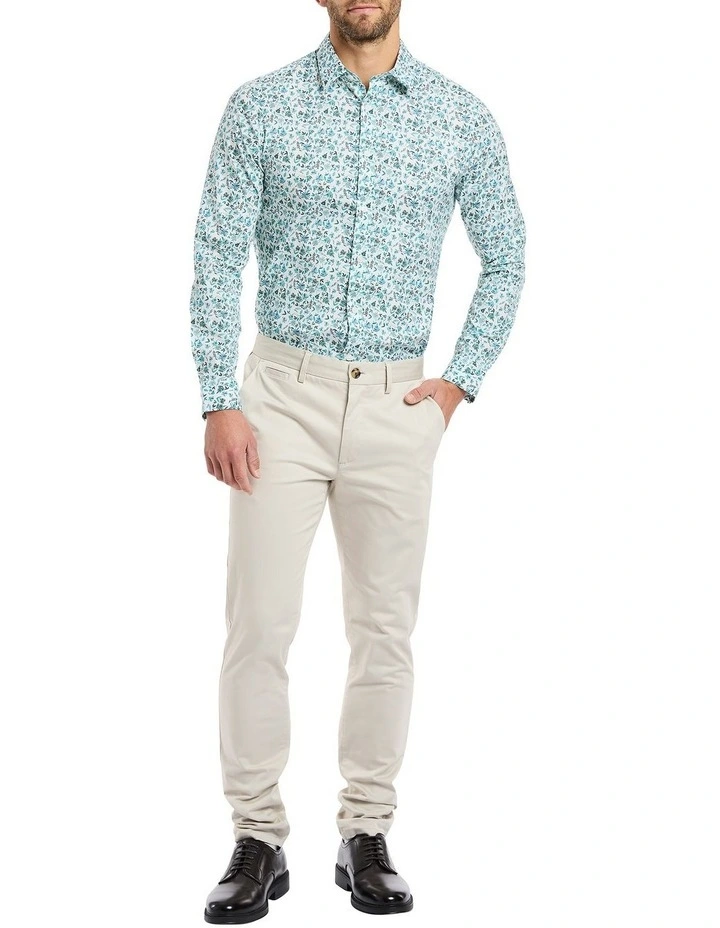 Leaf You Behind Shirt in White Multi image 2