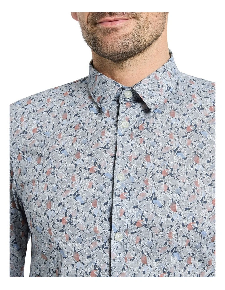 Time After Time Shirt in Blue Multi image 3