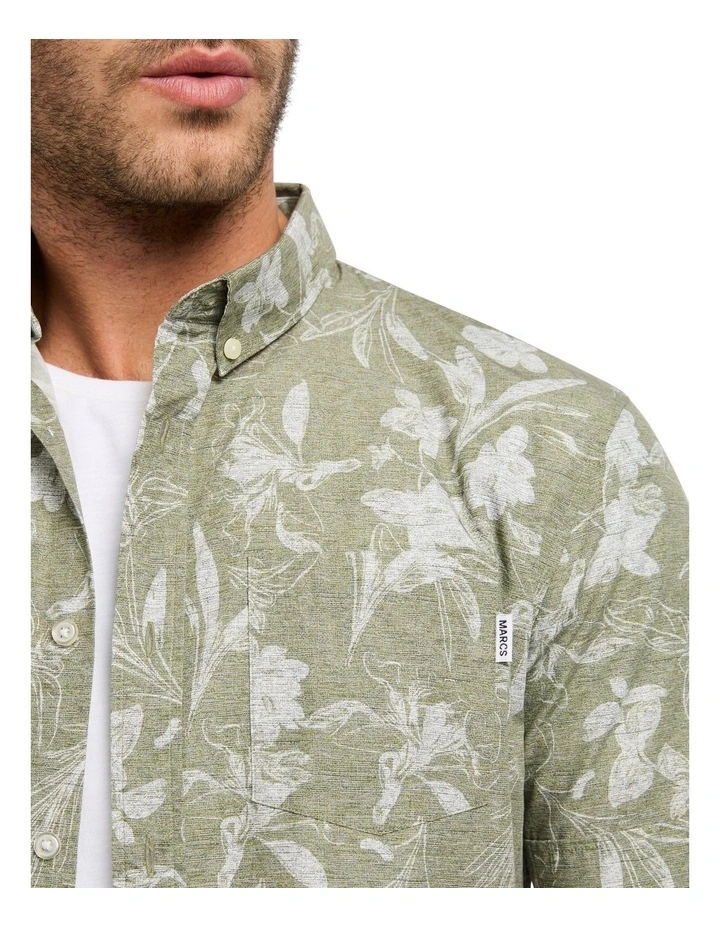 Cillian Shirt in Fern Multi image 3