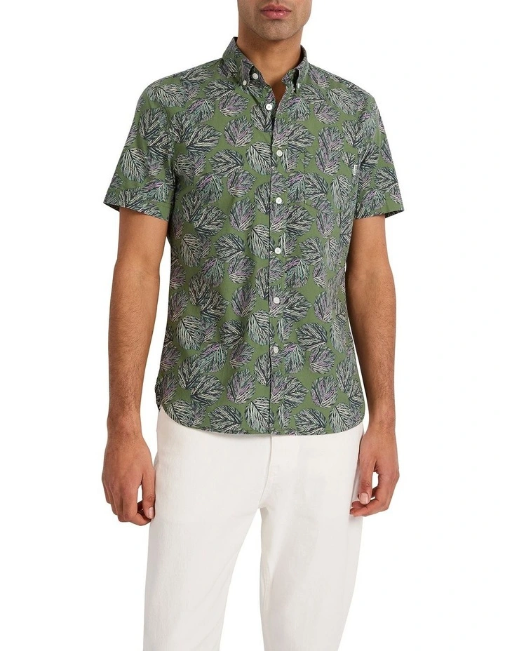 Un-Be-Leafable Shirt in Green Multi image 1