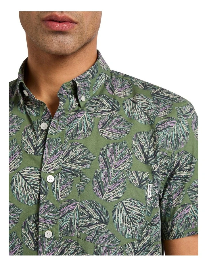Un-Be-Leafable Shirt in Green Multi image 2