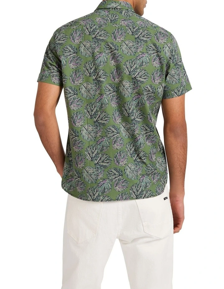Un-Be-Leafable Shirt in Green Multi image 4