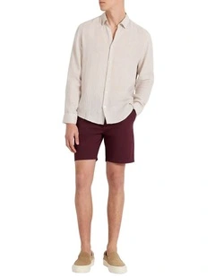 Freddie Linen Shirt in Bone