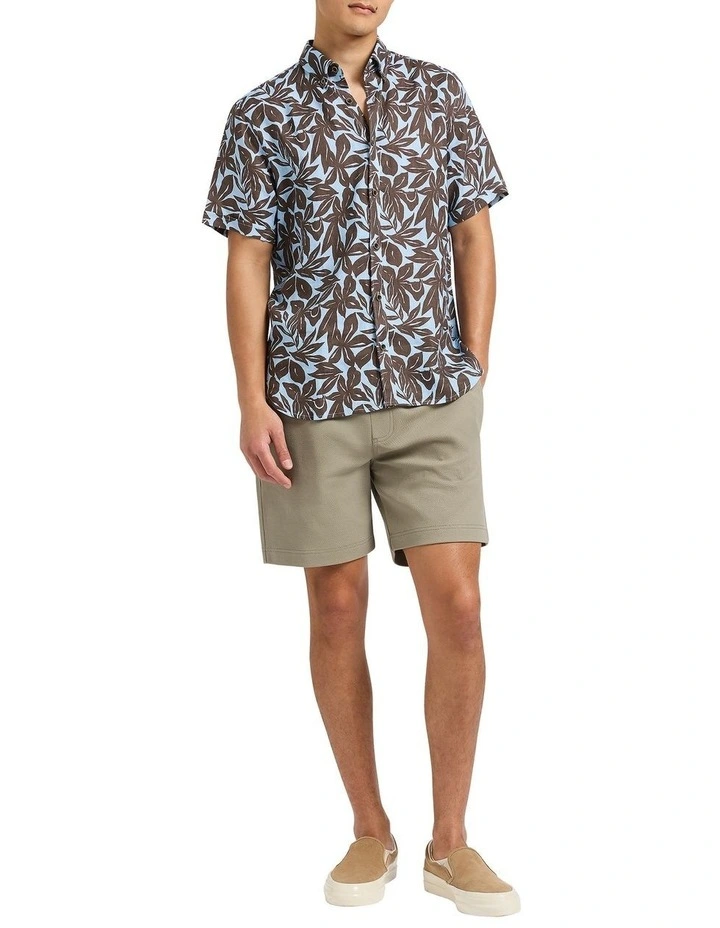 Losing Myself Linen Shirt in Sky Multi image 4