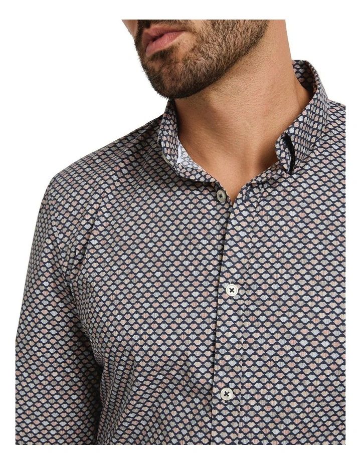 Geo De Janeiro Shirt in Navy Multi image 3