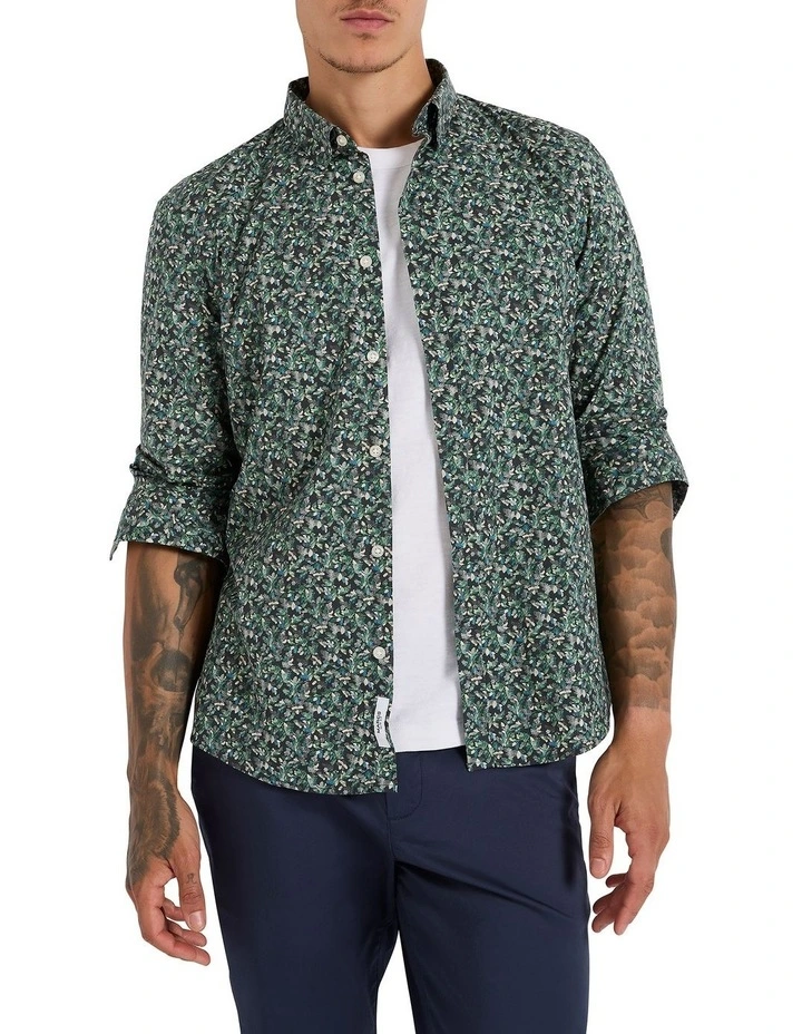 Tainted Love Shirt in Green Multi image 1