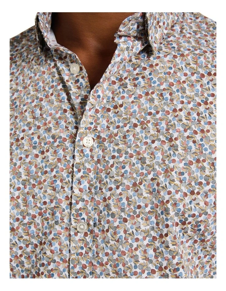 Florence Shirt in Red Multi image 4