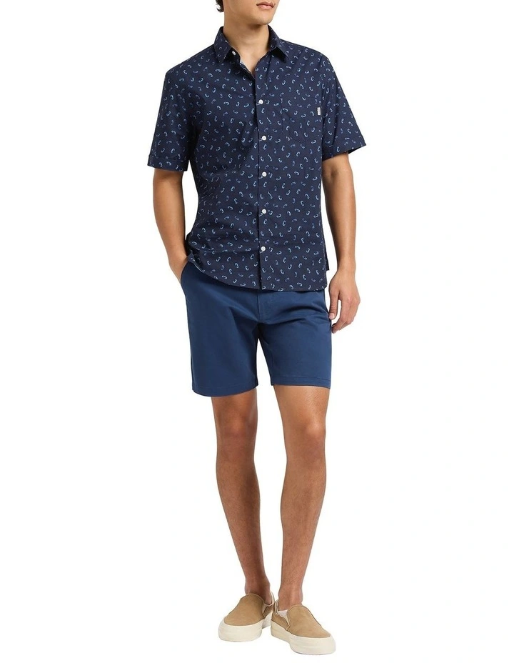 Sean Seahorse Shirt in Navy Multi image 4