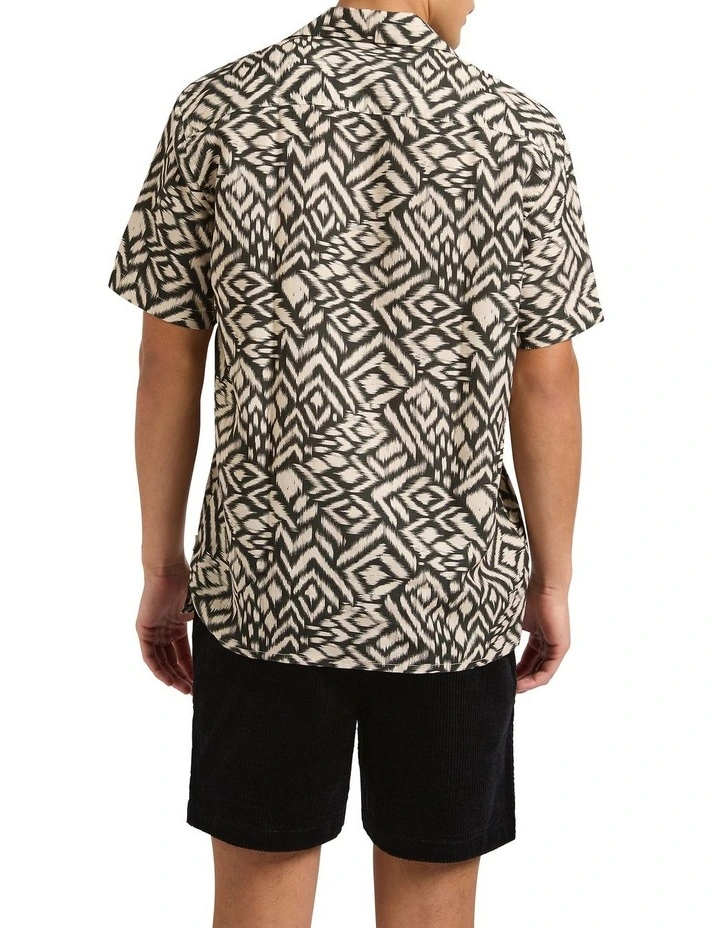 Mykonos Linen Blend Shirt in Carbon image 2