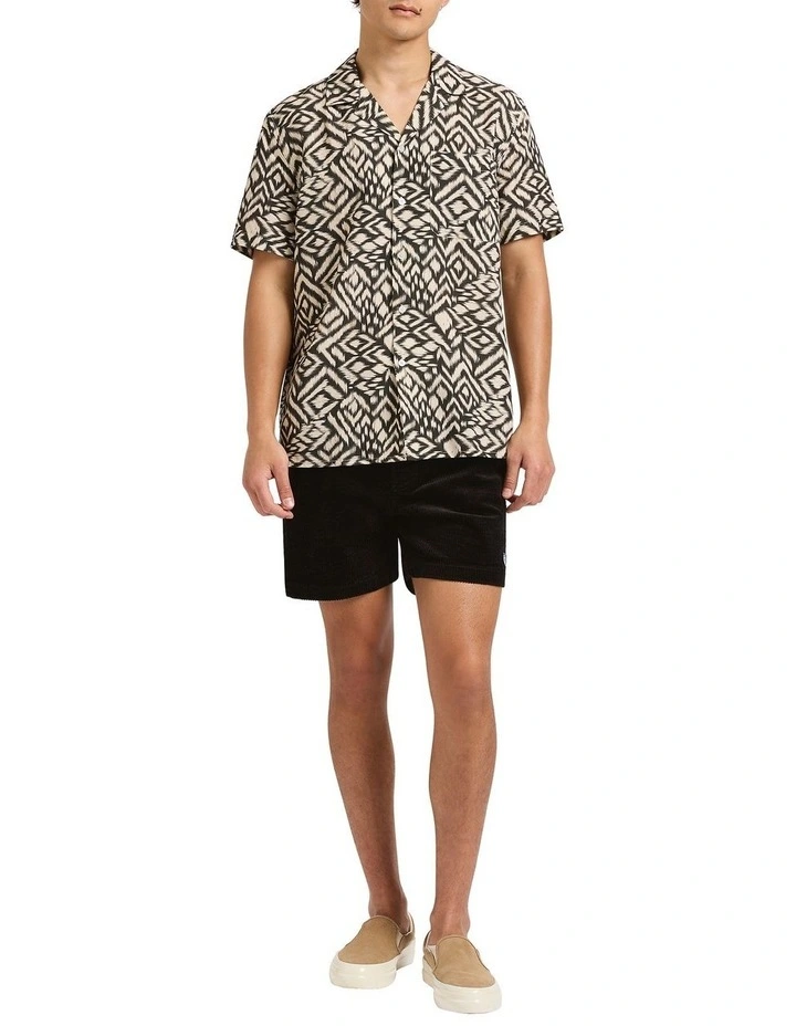 Mykonos Linen Blend Shirt in Carbon image 4