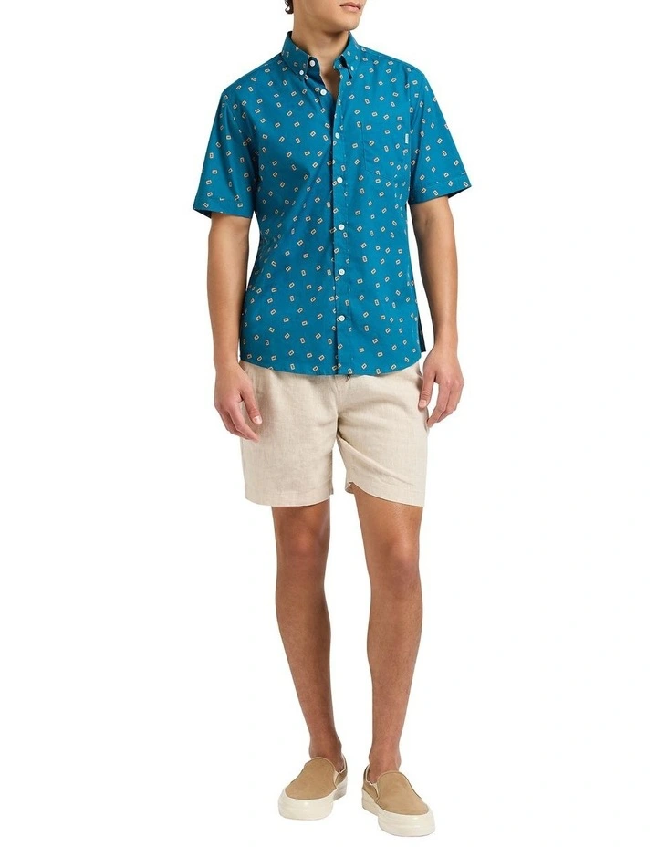 Tape Me Away Shirt in Porto Blue image 4