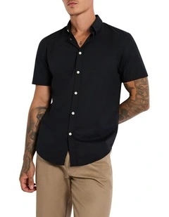 Mario Short Sleeve Shirt in Black