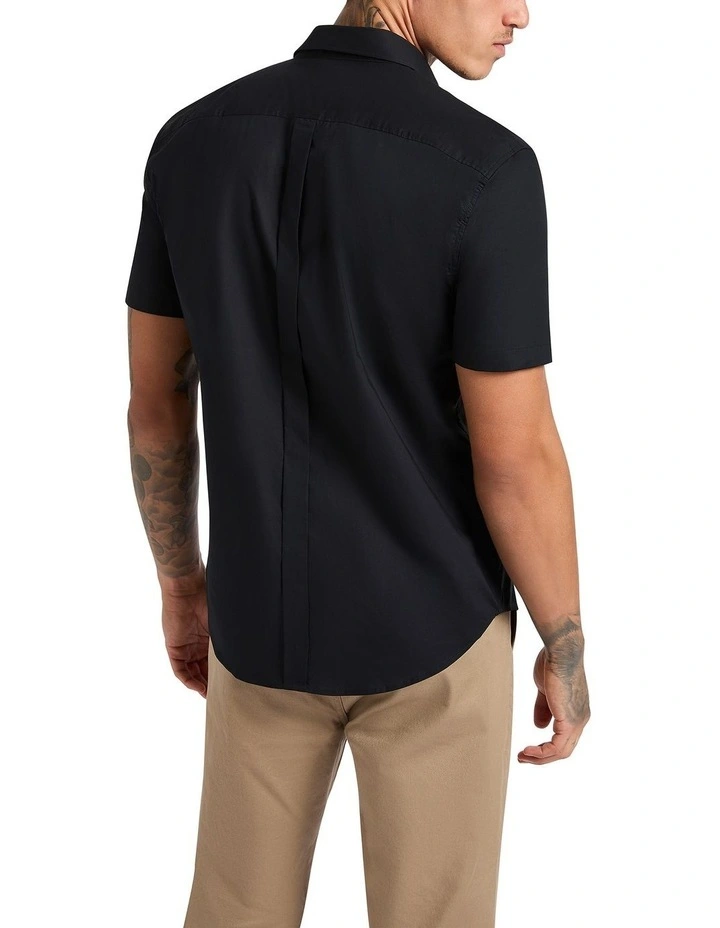 Mario Short Sleeve Shirt in Black image 2