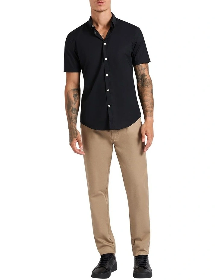 Mario Short Sleeve Shirt in Black image 4