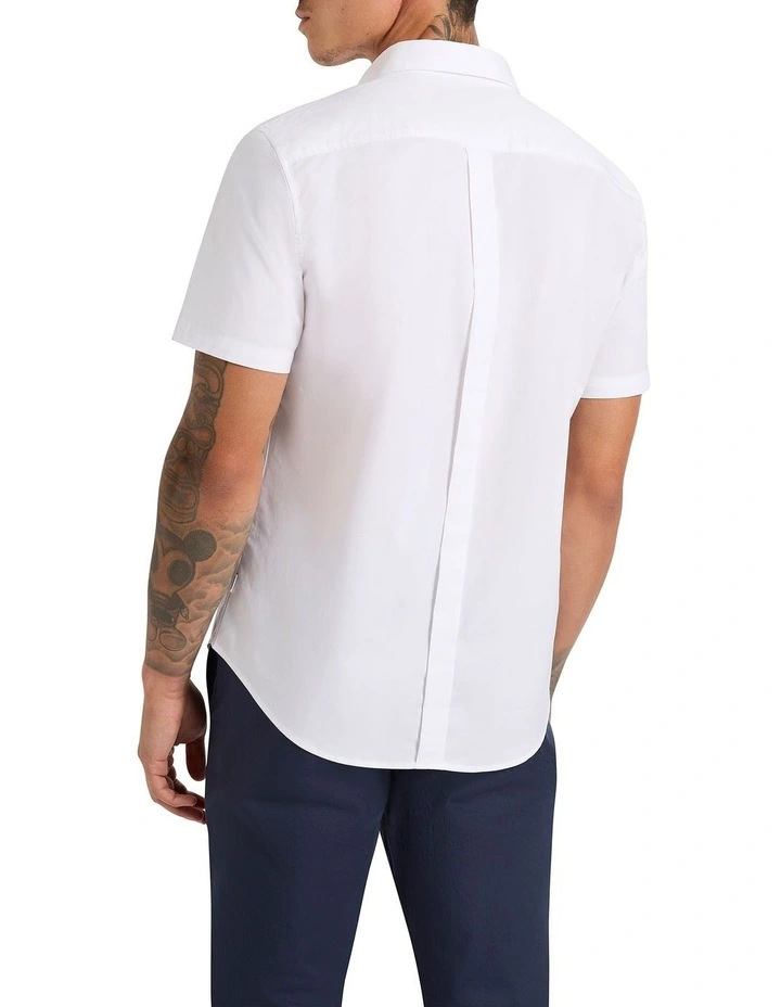 Mario Short Sleeve Shirt in White image 2