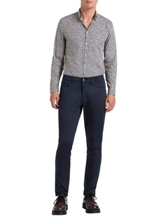 Thoughts Of Blue Shirt in Blue Multi