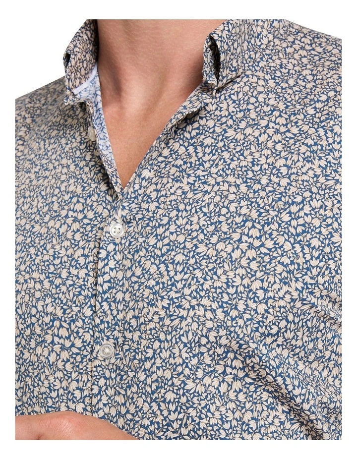 Thoughts Of Blue Shirt in Blue Multi image 3