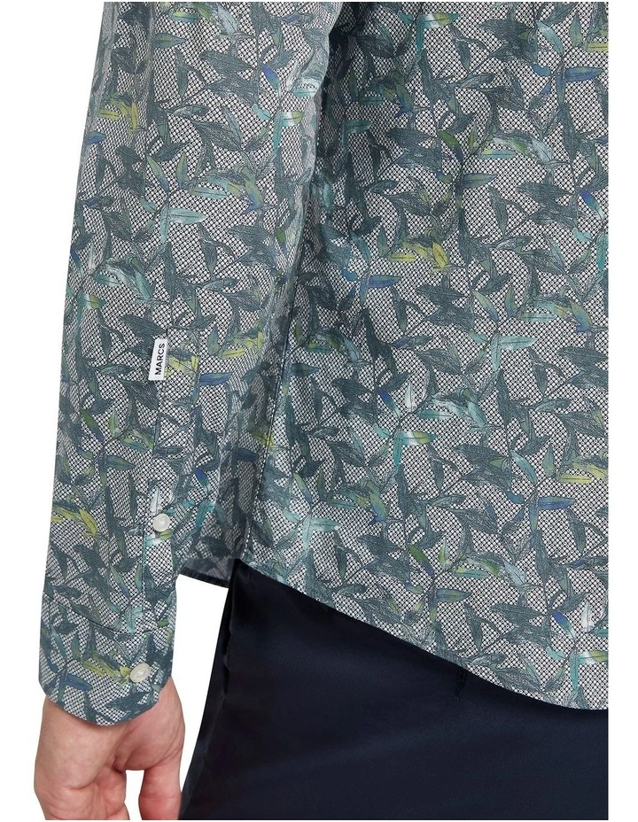 Call My Name Shirt in Green Multi image 4