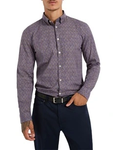 Fern Around Shirt in Navy Multi