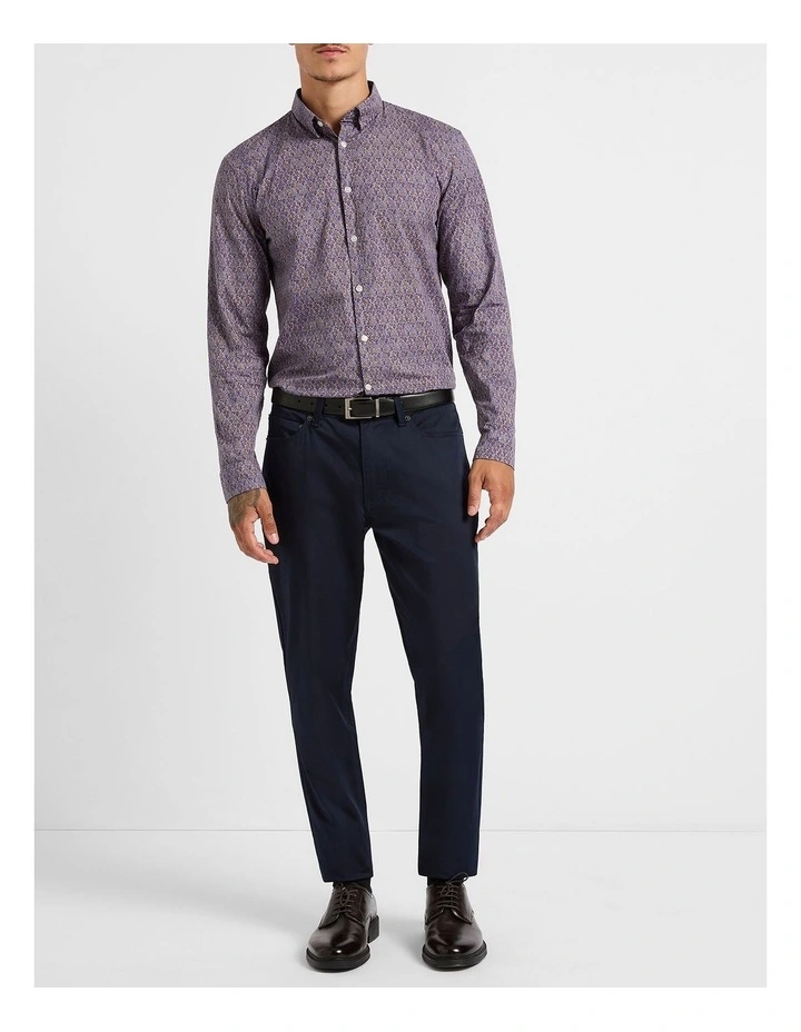Fern Around Shirt in Navy Multi image 2