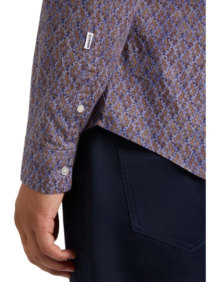 Fern Around Shirt in Navy Multi image 2