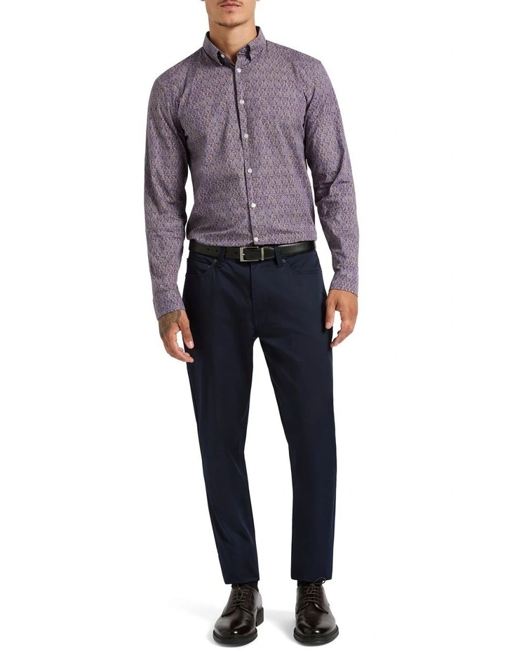 Fern Around Shirt in Navy Multi image 3