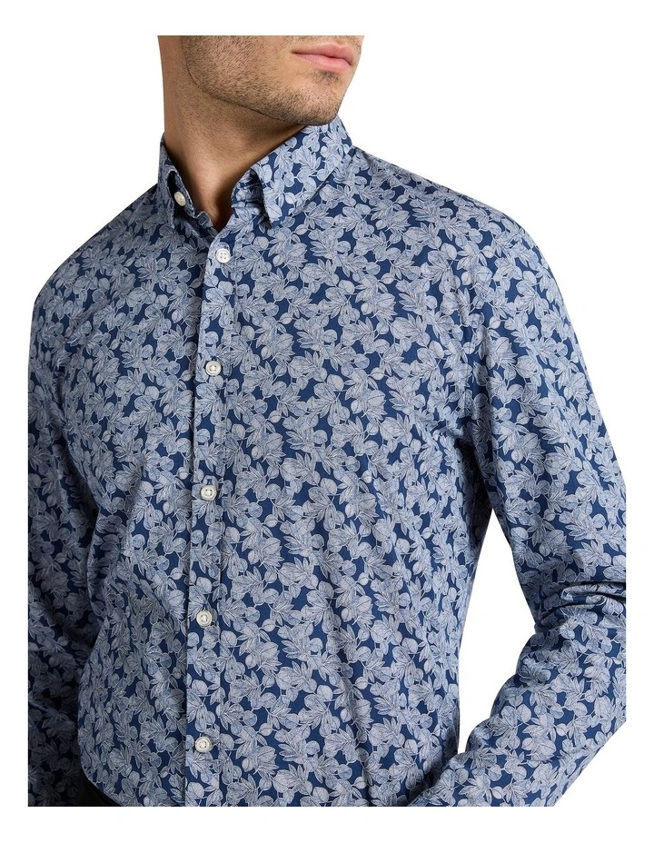 In The Air Shirt in Midnight Multi image 2