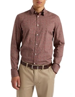 It's Acorn-Y Pun Shirt in Merlot Multi