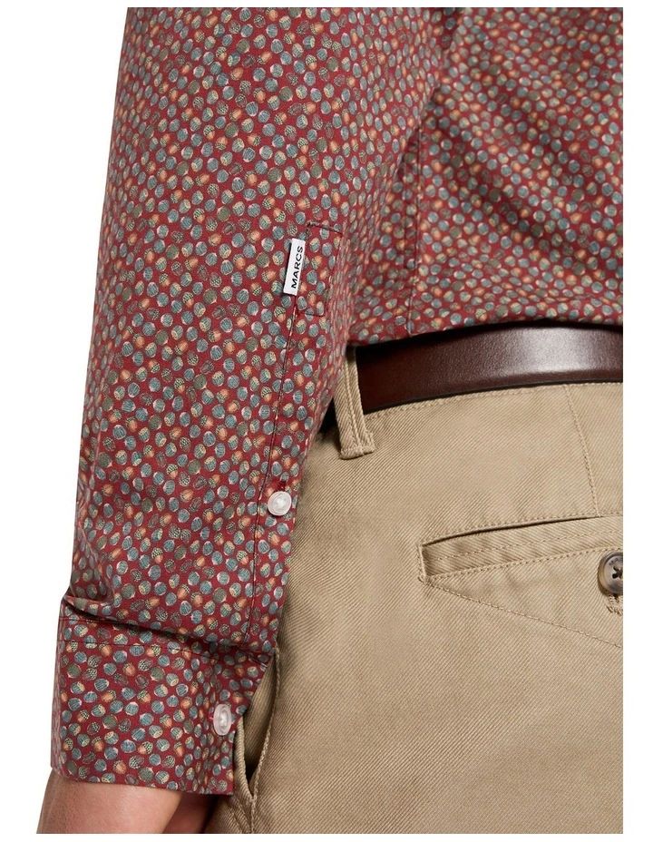 It's Acorn-Y Pun Shirt in Merlot Multi image 2