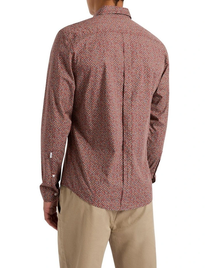 It's Acorn-Y Pun Shirt in Merlot Multi image 4