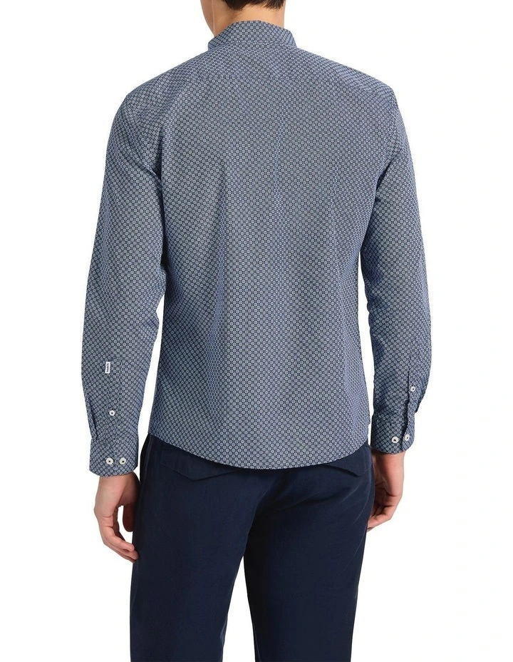 Salt Lake Shirt in Navy Multi image 3