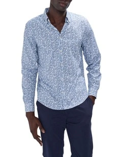 The Final Problem Shirt in Blue Multi