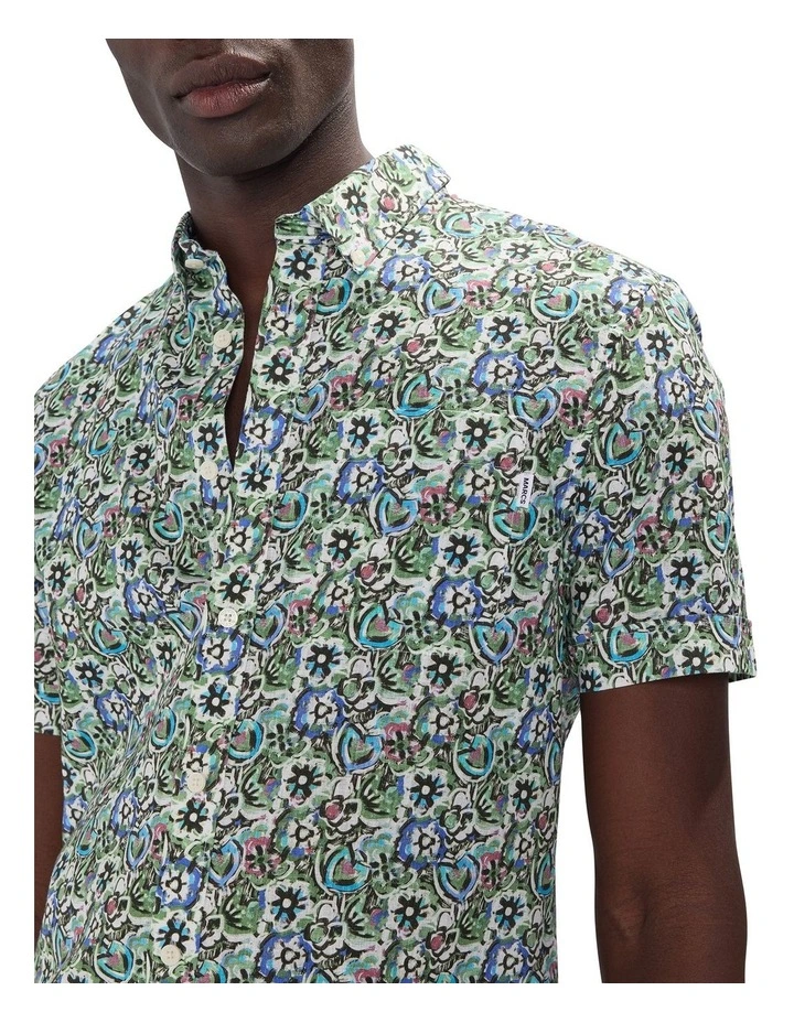 Last Bow Shirt in Green Multi image 3