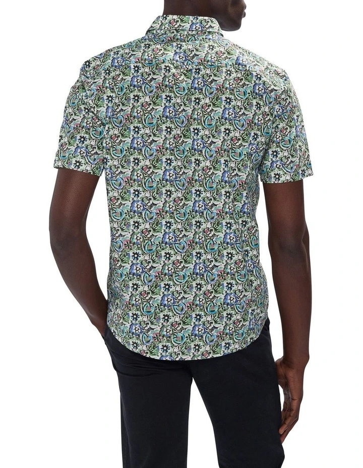 Last Bow Shirt in Green Multi image 4