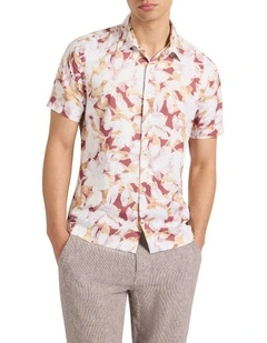 Speckled Band Shirt in Rose Multi