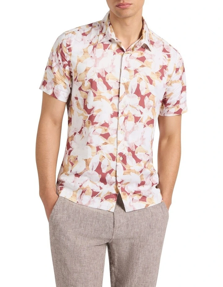 Speckled Band Shirt in Rose Multi image 1