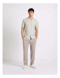 Tiles And Tribulations Shirt in Teal Multi