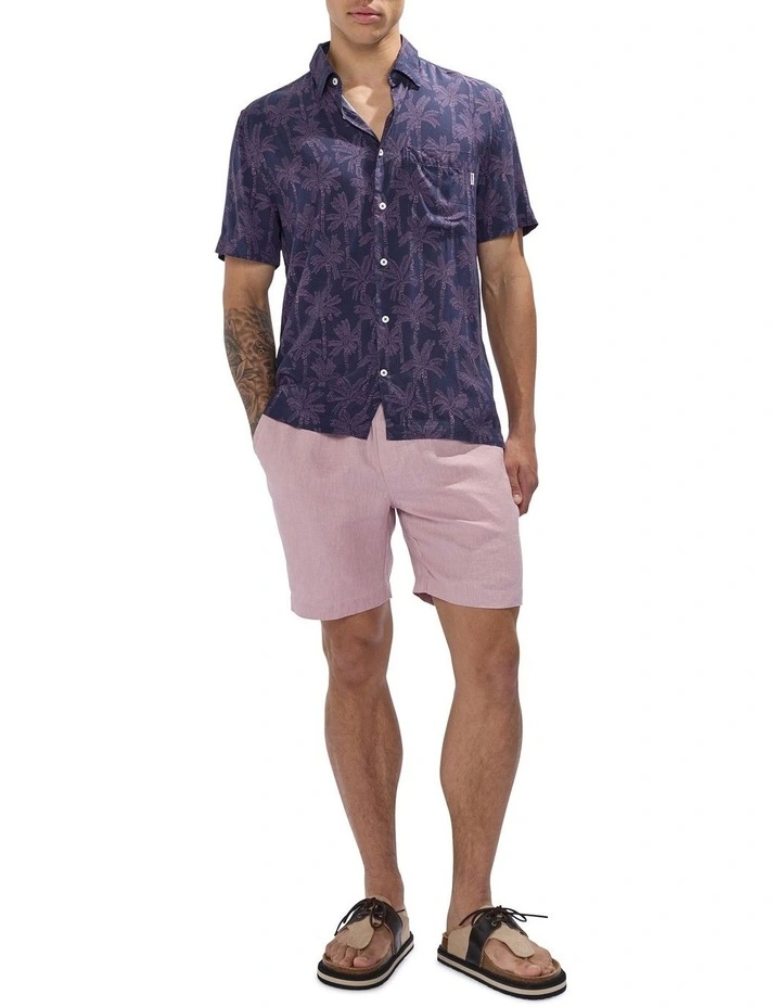 Keep Palm And Carry On Shirt in Navy Multi image 2
