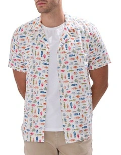 Fin-Tastic Shirt in White Multi
