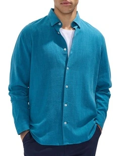Danny Shirt in Dark Teal